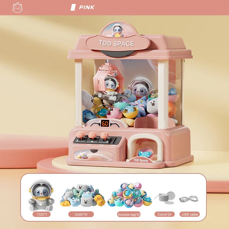 Mini Machine à Griffes Standard - Jeu de Capture de Poupées Interactif, Cadeau de Noël Amusant pour Enfants