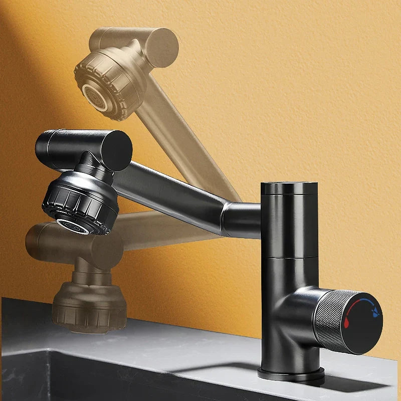 Robinet de salle de bain japonais à affichage numérique rotatif