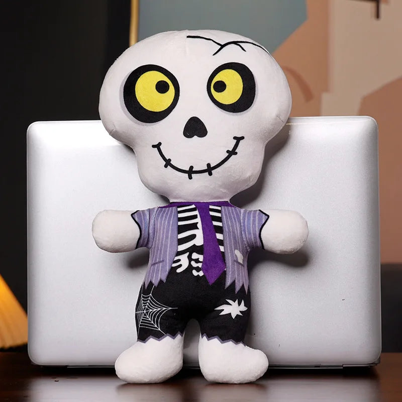 Floroux - Peluche de squelette mignonne pour des moments d'Halloween effrayants
