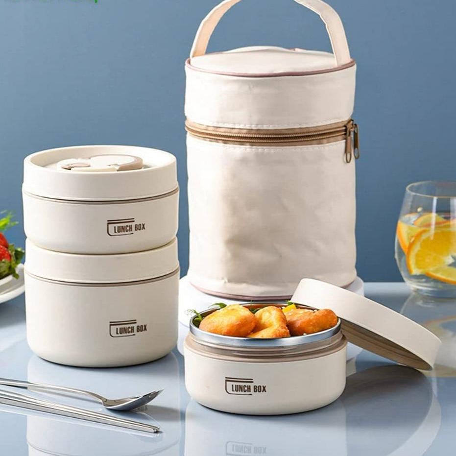Set de lunchbox isolé intelligent | Idéal pour le travail et les voyages