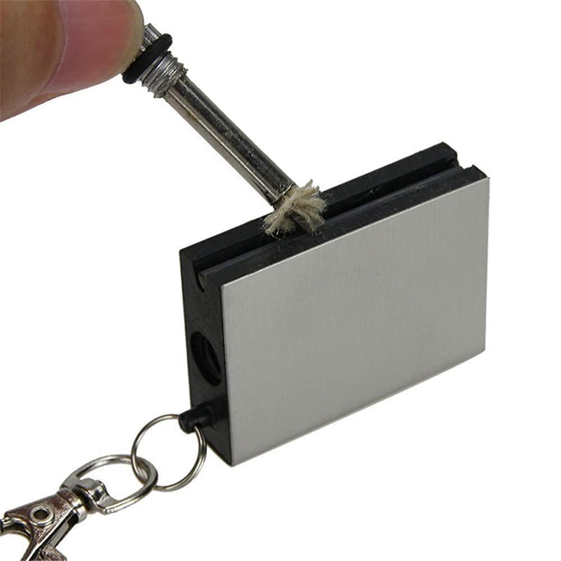 Floroux Stainless Steel Lighter | Permanent Match | Outdoor & Everyday | Reusable