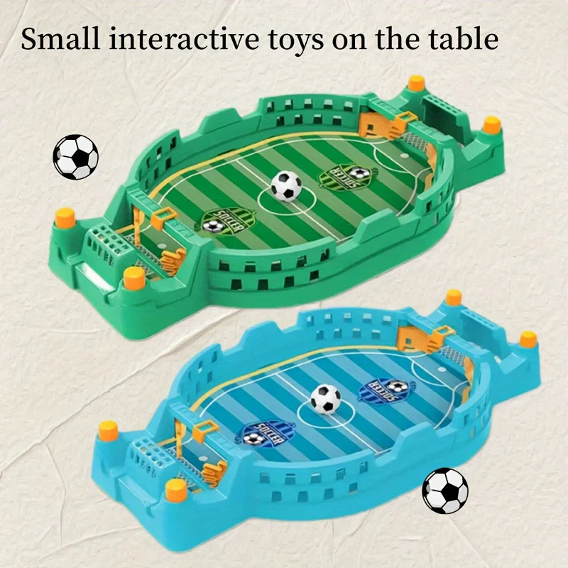 Jeu de football interactif pour enfants - Jeu de table à 2 joueurs, activité parent-enfant, jeu de puzzle portable en bleu/vert