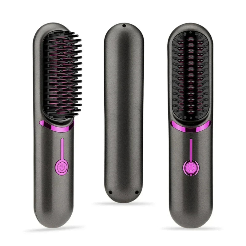Tima Brush - Brosse lissante sans fil rechargeable
