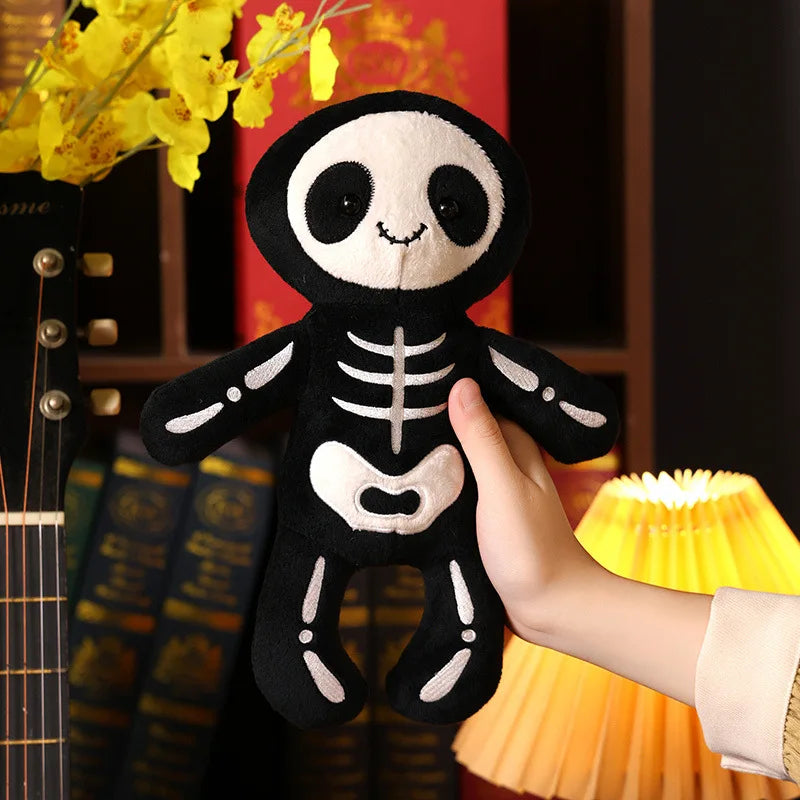 Floroux - Peluche de squelette mignonne pour des moments d'Halloween effrayants