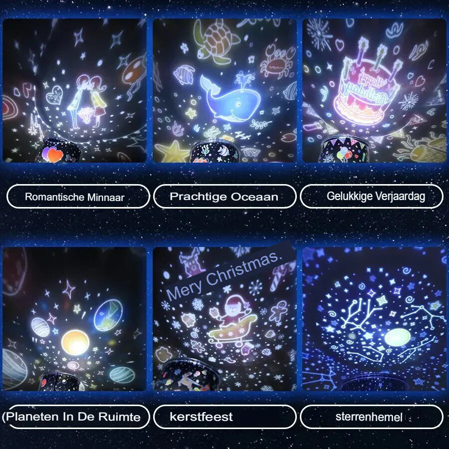 StarryDream - projecteur de ciel étoilé pour enfants - lumière magique de nuit