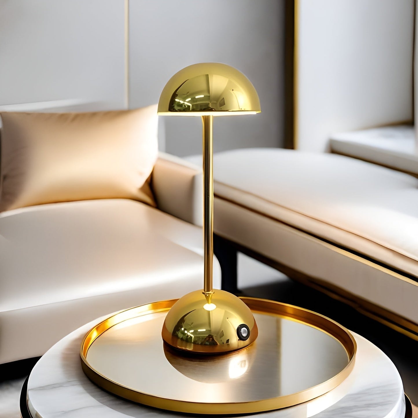 Lampe ShineMushroom Moderne avec Commande Tactile – Élégante & Dimmable