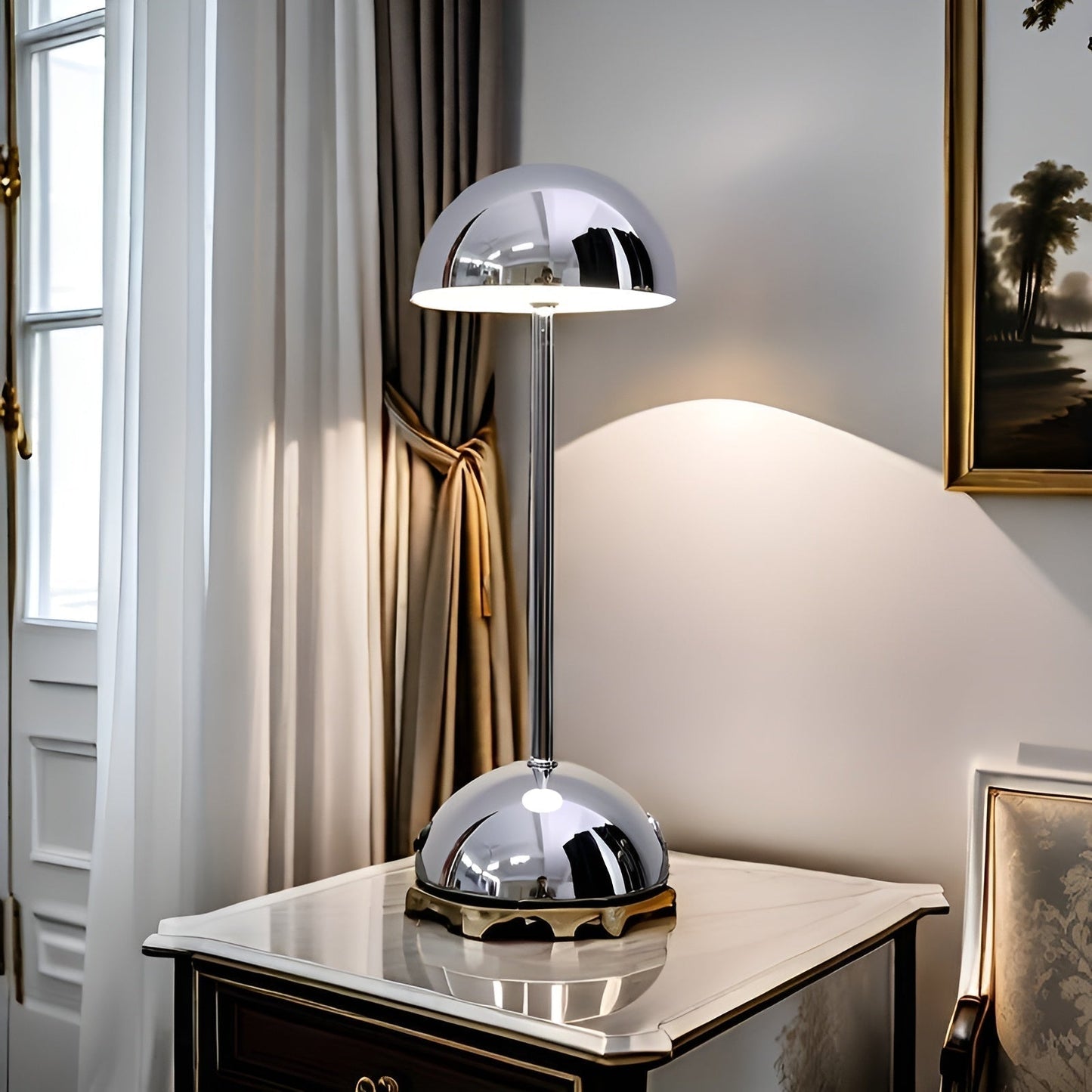 Lampe ShineMushroom Moderne avec Commande Tactile – Élégante & Dimmable