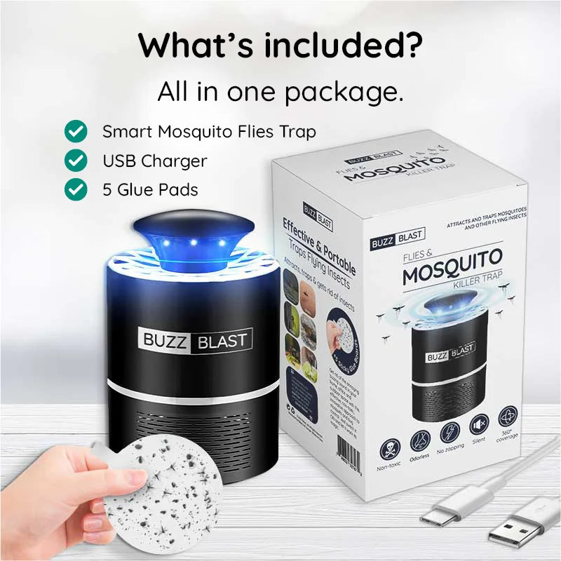 Piège à moustiques portable - Solution de contrôle des insectes écologique et sans produits chimiques pour une utilisation à domicile et en extérieur