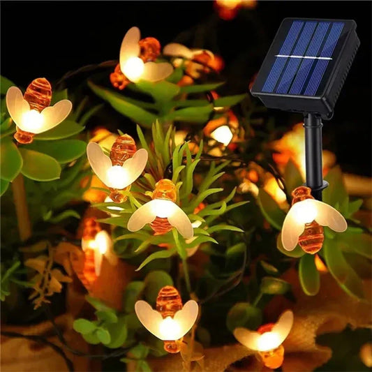 SolarBee – Guirlande lumineuse alimentée par solar pour l'extérieur