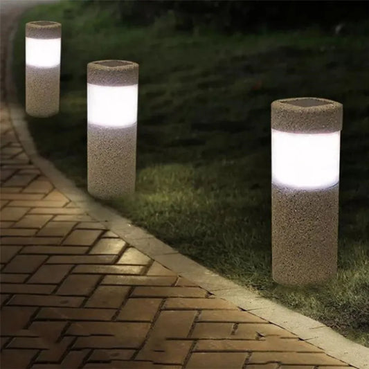 Floroux - Lampe à colonnes en pierre