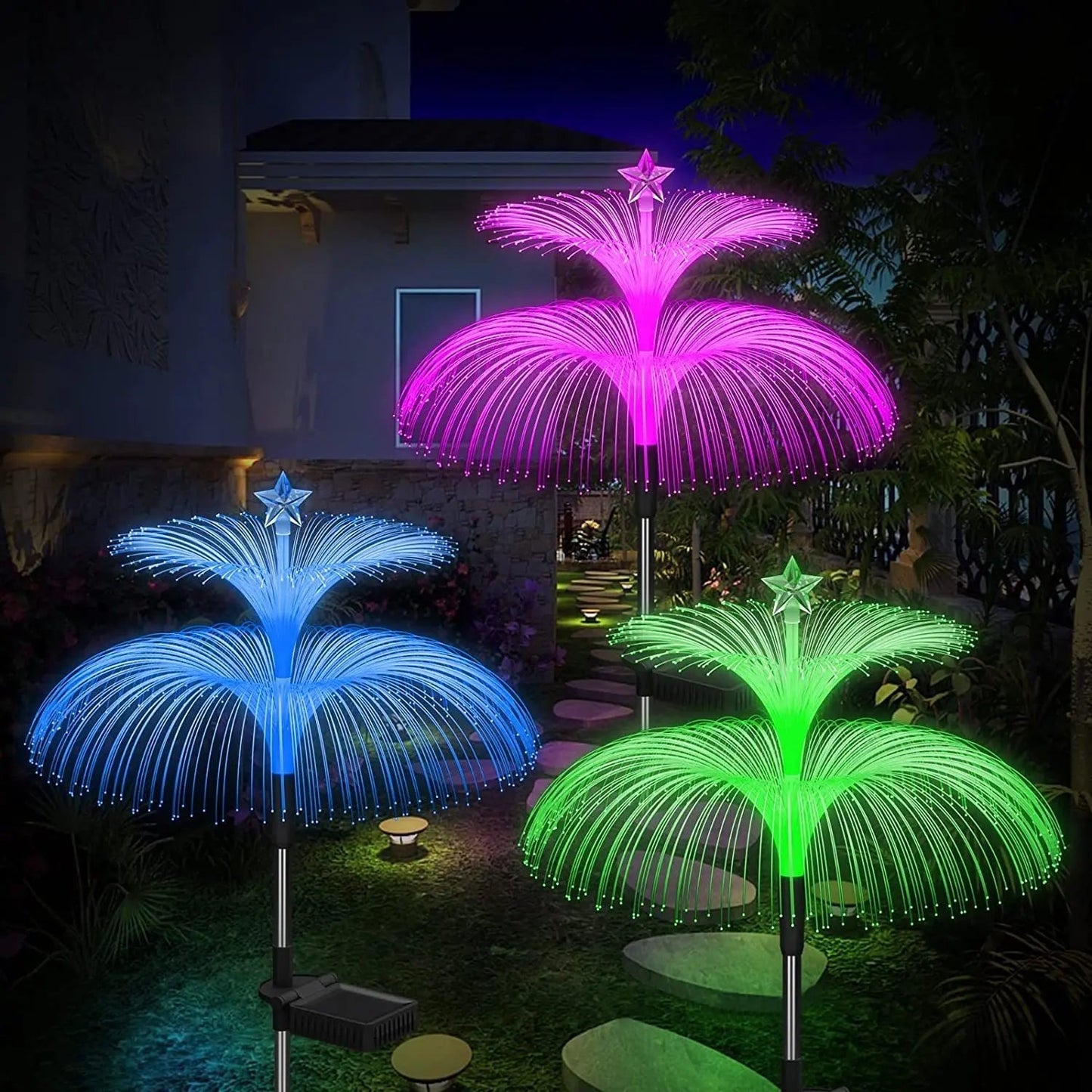 Floroux – LED Méduse Luminaires de Jardin