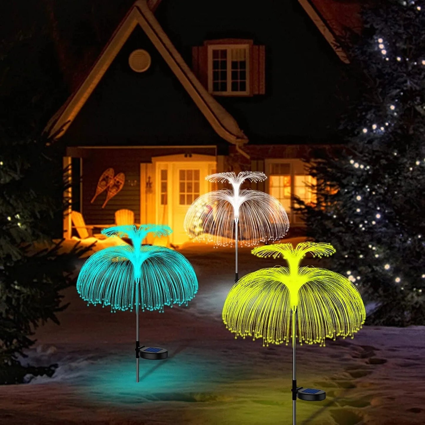 Floroux – LED Méduse Luminaires de Jardin