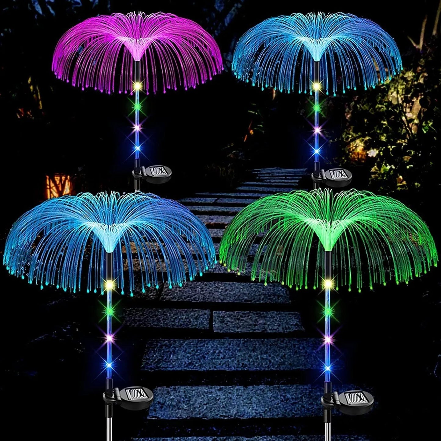 Floroux – LED Méduse Luminaires de Jardin