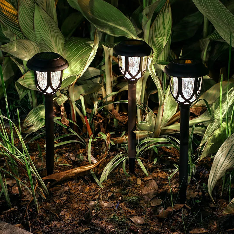 Floroux | Élégante lampe de sol solaire pour jardin et chemins