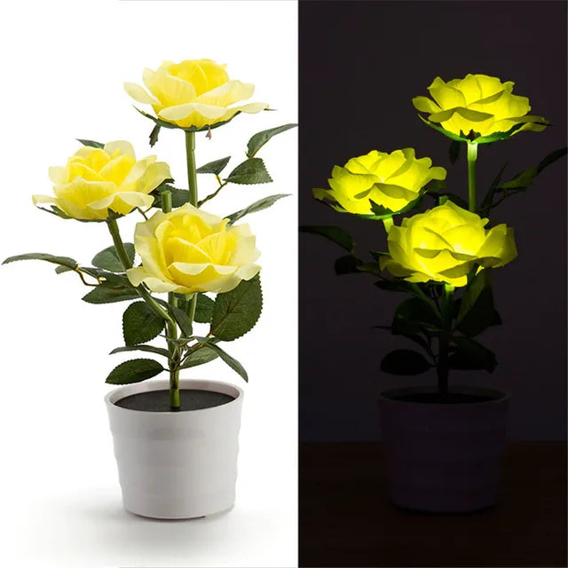 Floroux - Solar candélabre à roses