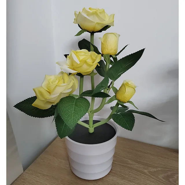 Floroux - Solar candélabre à roses