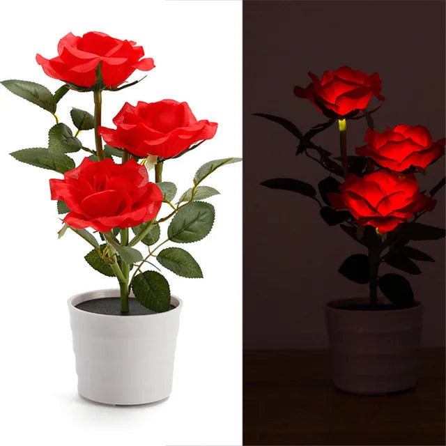 Floroux - Solar candélabre à roses
