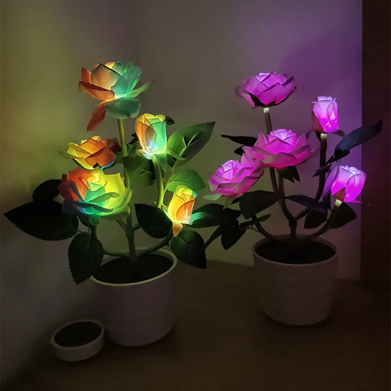 Floroux - Solar candélabre à roses