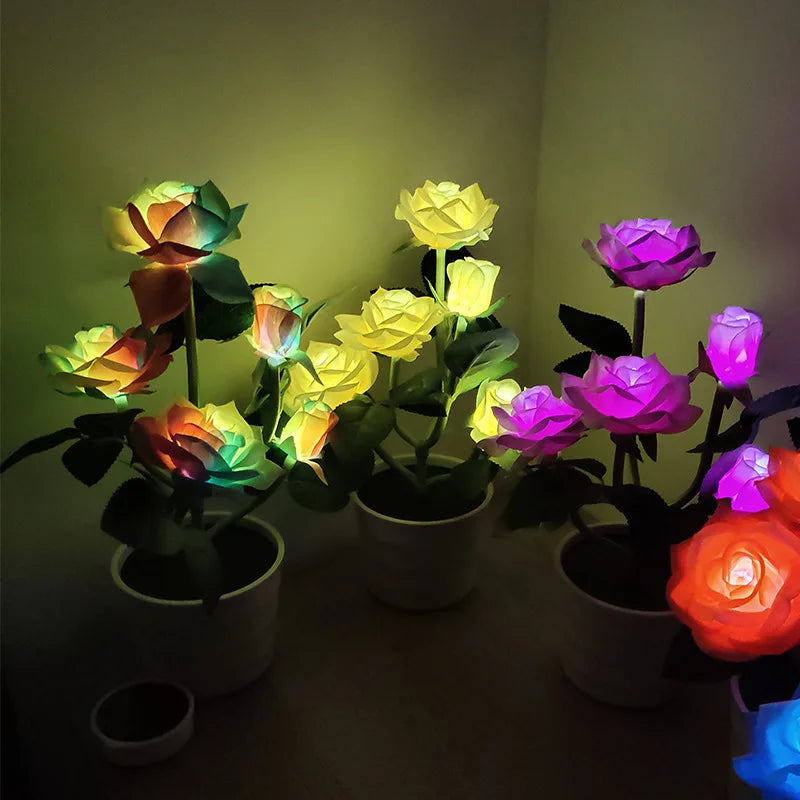 Floroux - Solar candélabre à roses