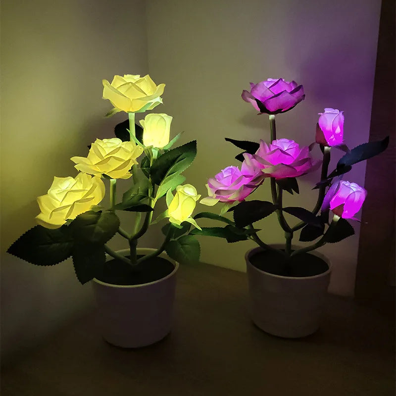 Floroux - Solar candélabre à roses
