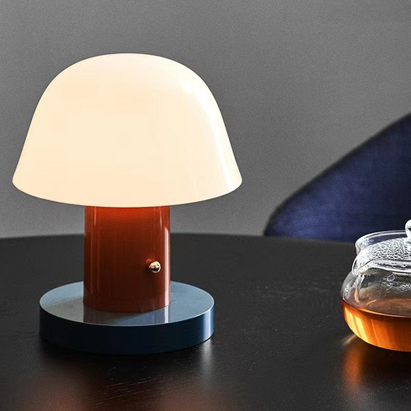 Floroux - Lampe de table style champignon pour une ambiance confortable inspirée de la nature