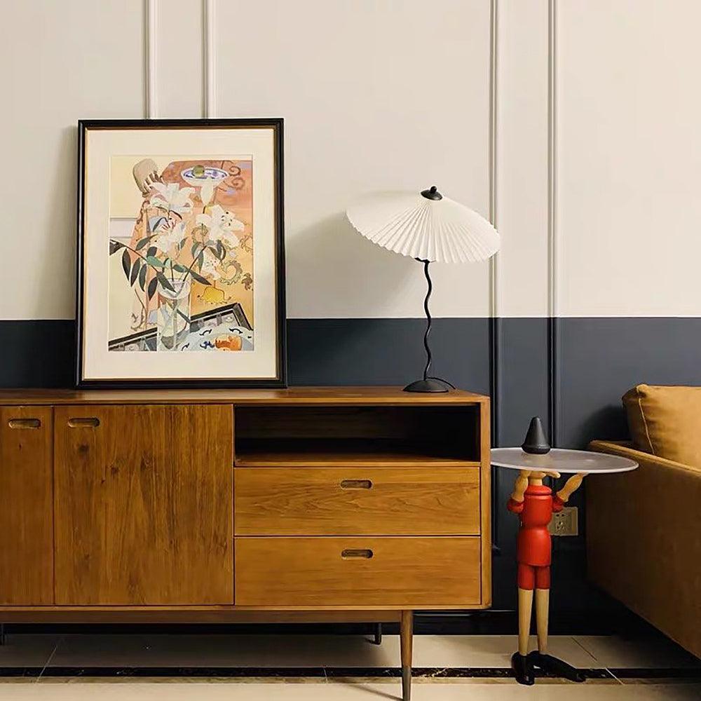 Floroux - Lampe de table LED en arc pour une ambiance moderne