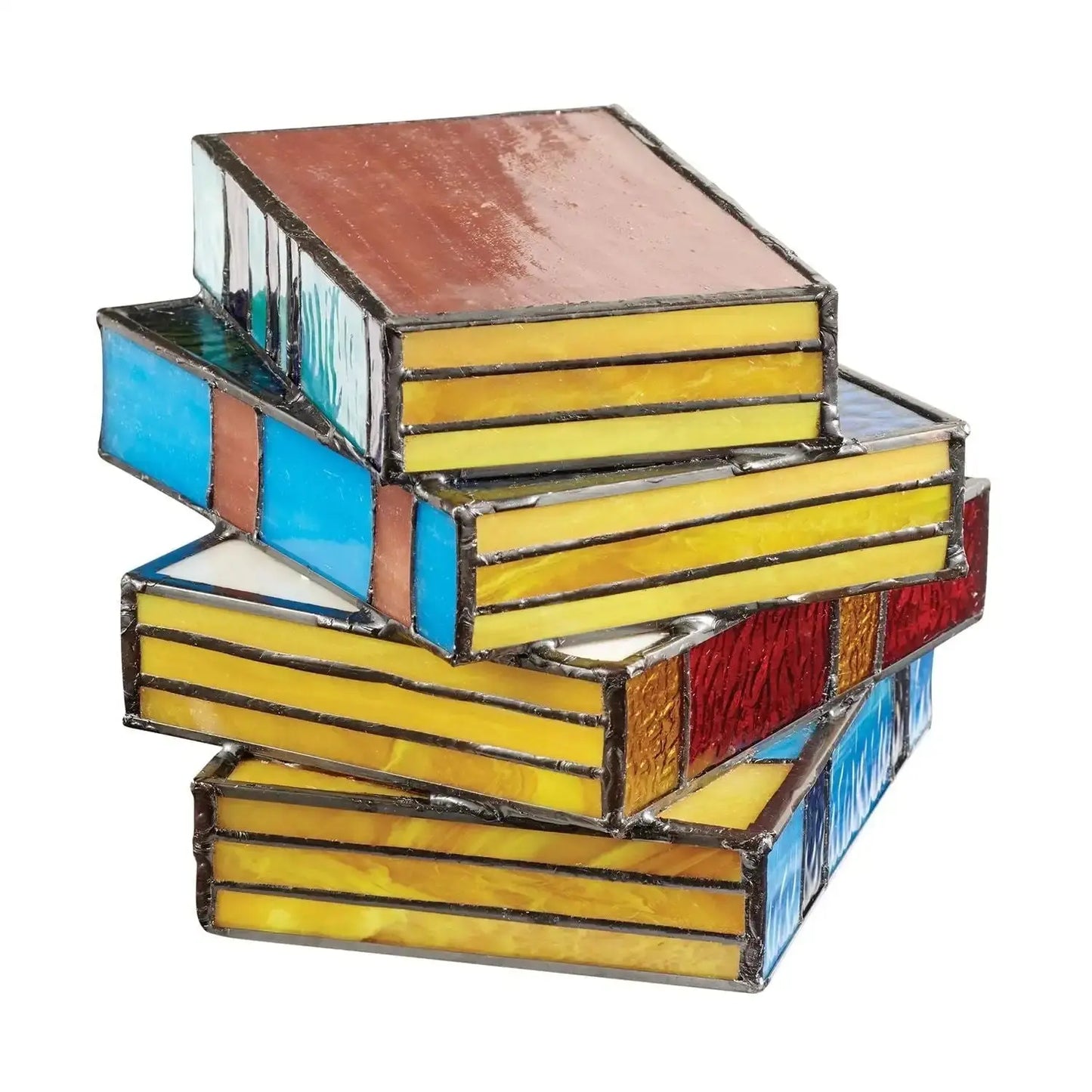 LumiLivre - Lampe de Lecture en Verre Coloré