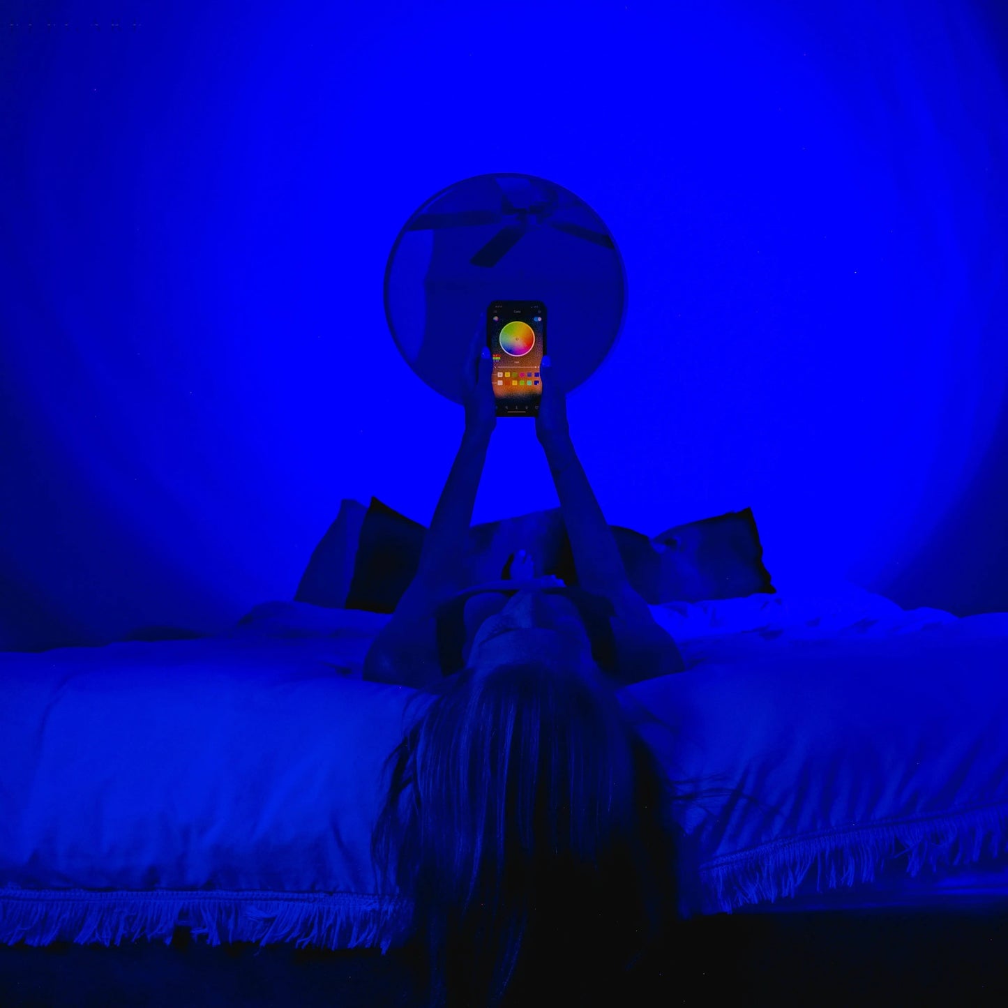 Floroux | Lampe de projection LED de coucher de soleil