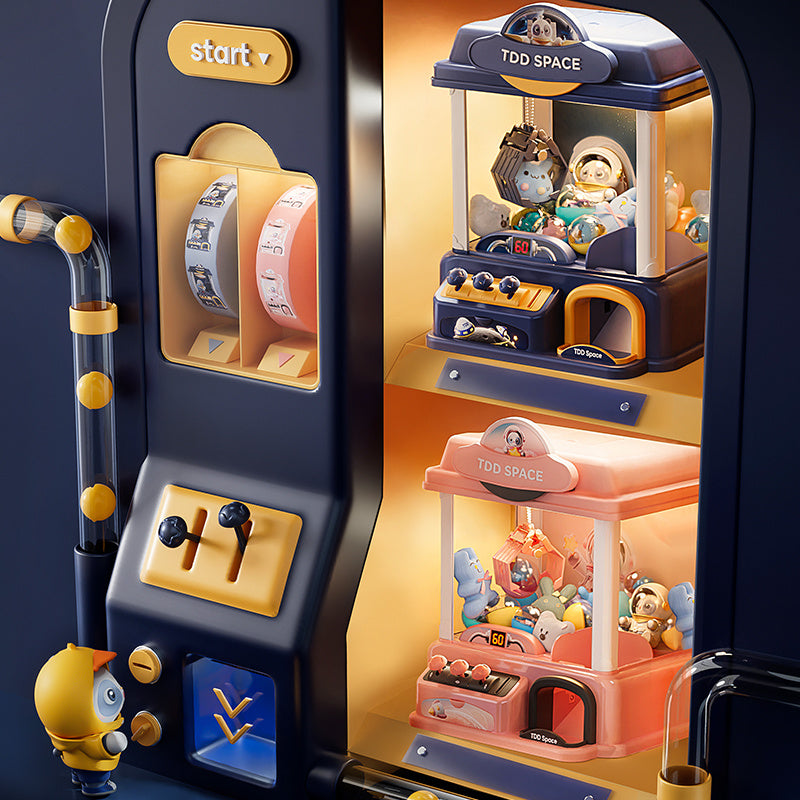 Mini Machine à Griffes Standard - Jeu de Capture de Poupées Interactif, Cadeau de Noël Amusant pour Enfants