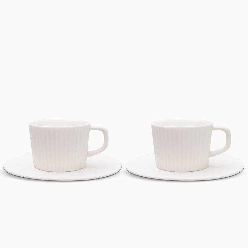 ElegantSips – Ensemble de Tasses à Café en Pierre avec Cuillère
