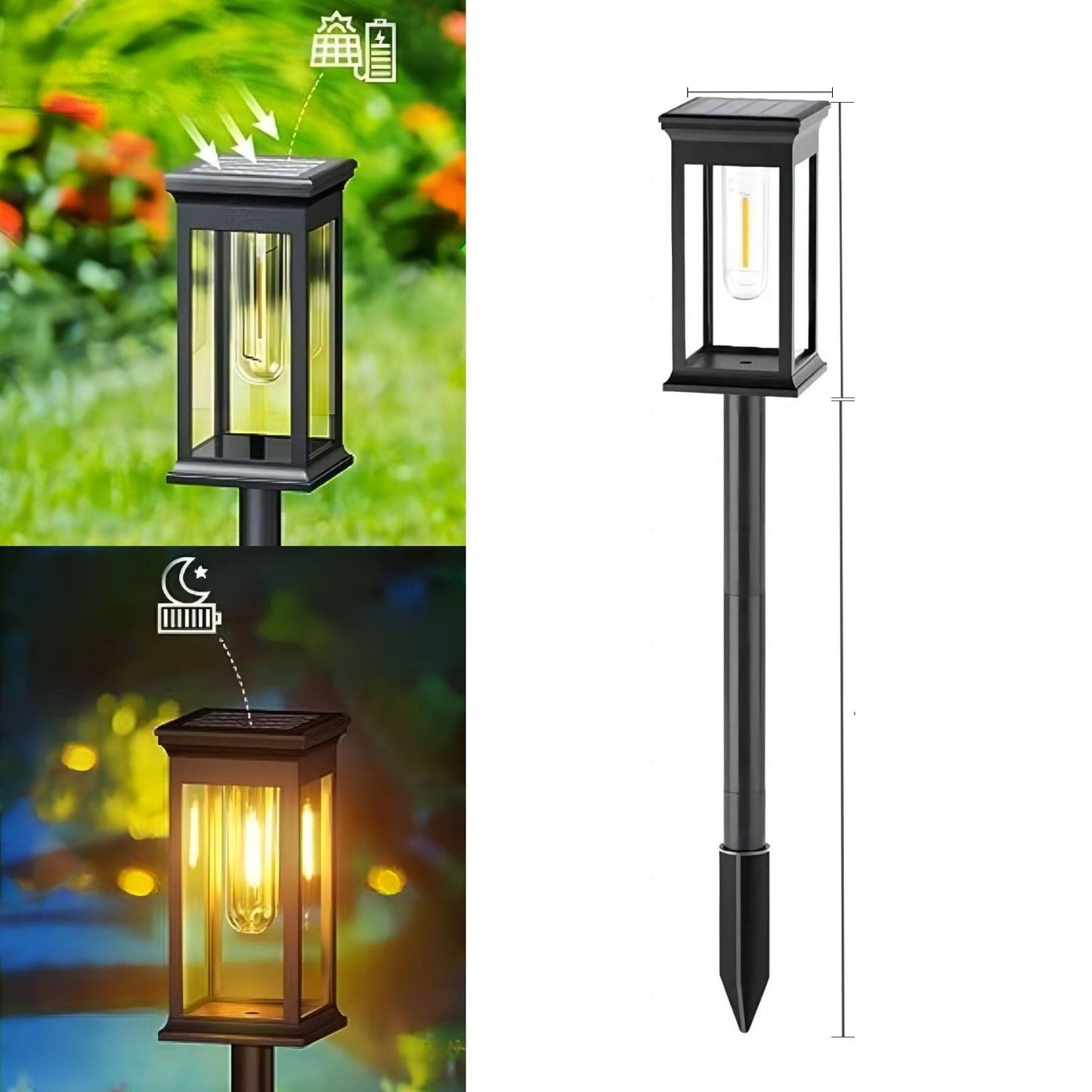 RayonLuxe - Lumière Solaire Élégante pour Extérieur