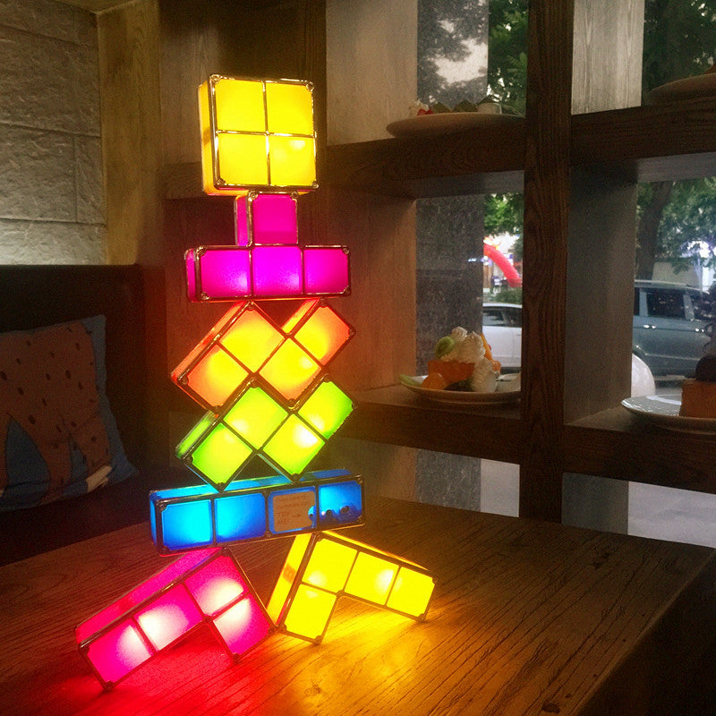 Tetraglow | Lampe de table LED modulaire empilable