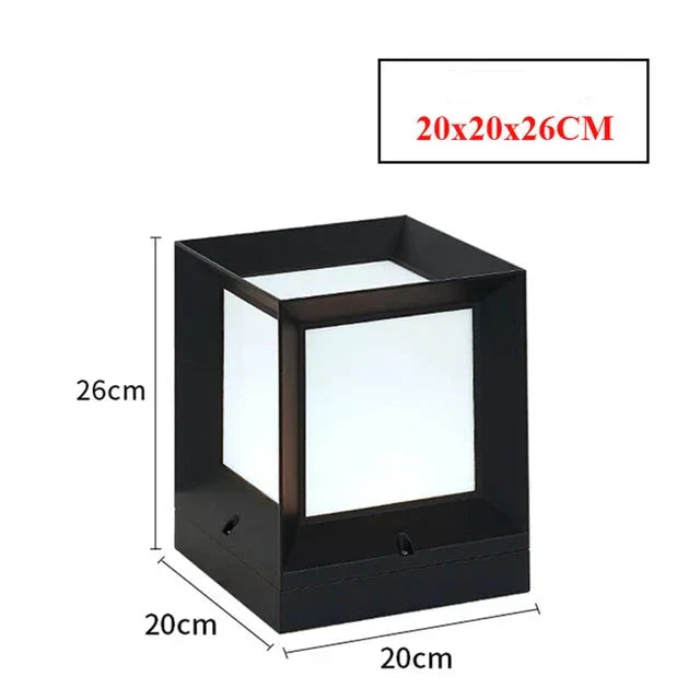 PillarGlow – Lampe de sol extérieure pour portails