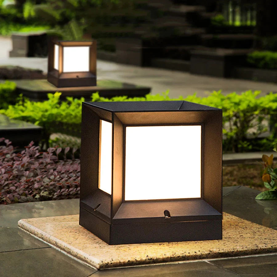 Floroux – Lampe de colonne extérieure pour éclairage d'entrée