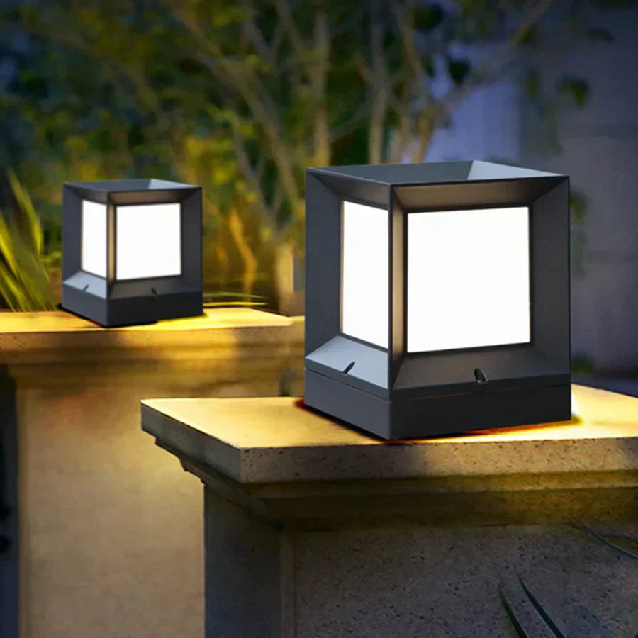 EclatPorte Lampe - Élégante Lanternes Solaire pour Votre Allée