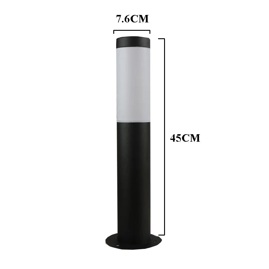 Floroux - Lampe de jardin en acier inoxydable