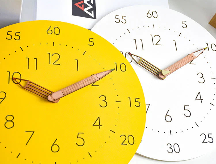 Floroux | Horloge à crayon créatif