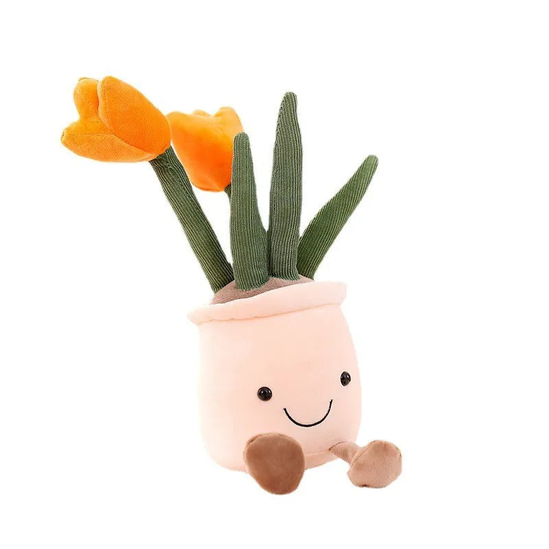 BloomBuddy - Joli Coussin Fleurs pour Enfants