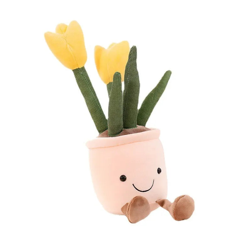 BloomBuddy - Joli Coussin Fleurs pour Enfants