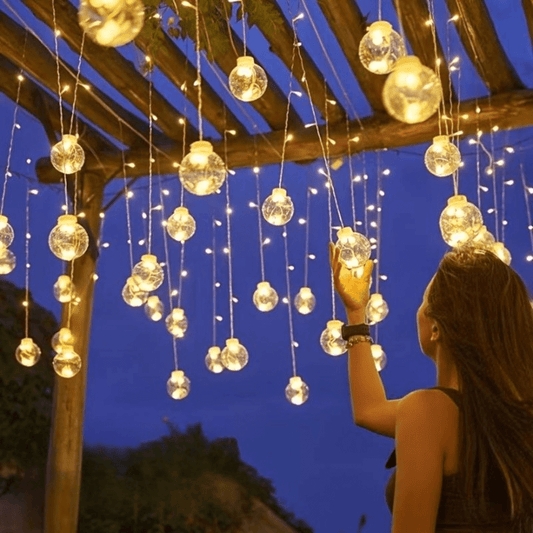 Floroux | Chaîne lumineuse solaire à bulles