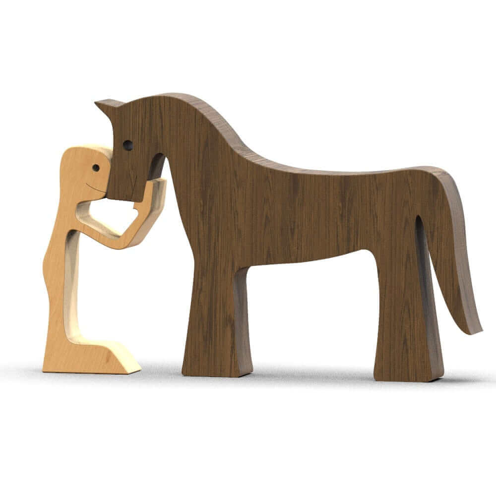 Animaux en bois danois Ornements