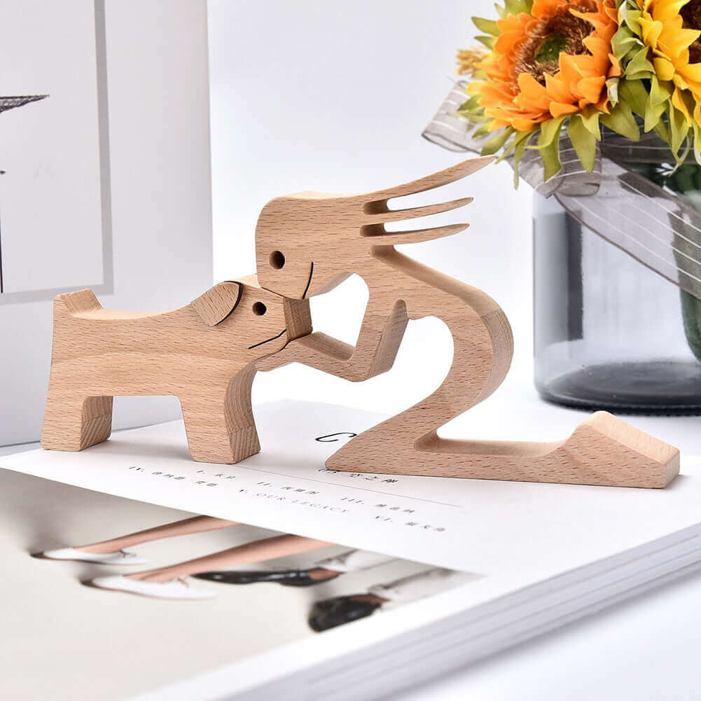 Animaux en bois danois Ornements