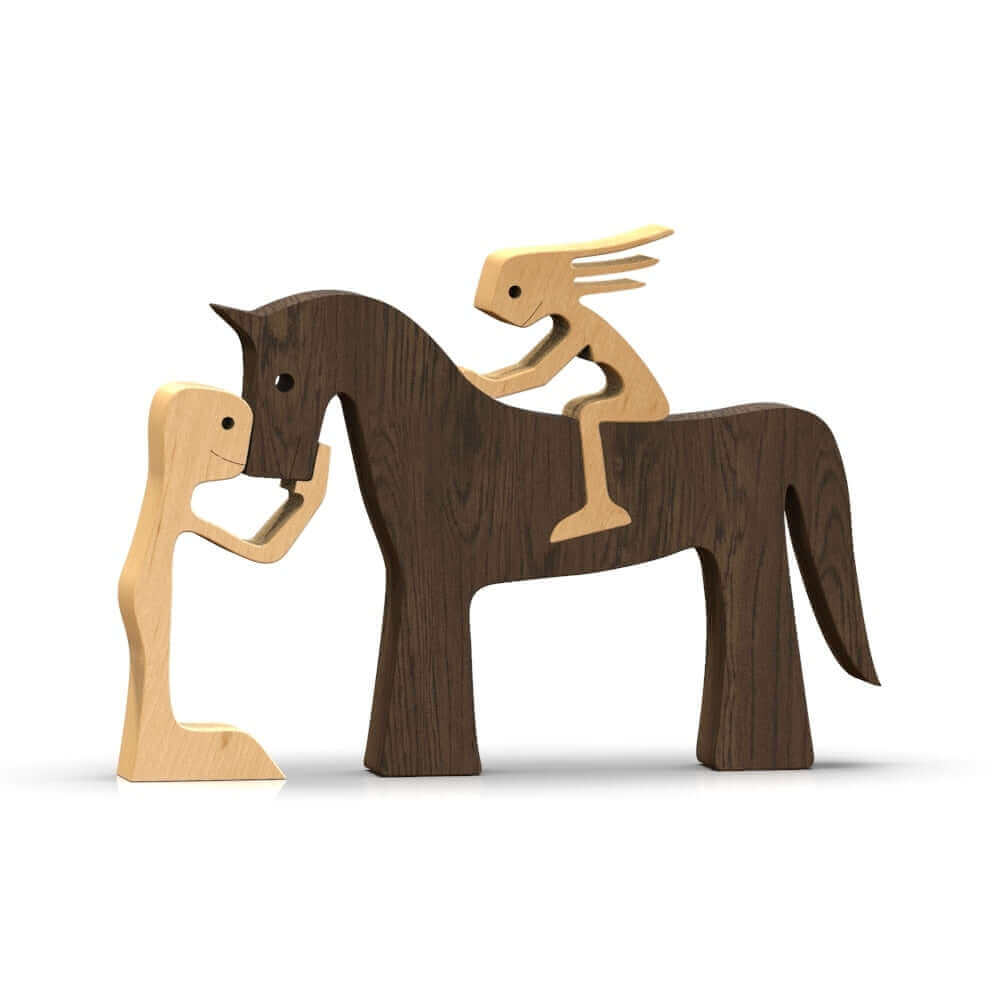 Animaux en bois danois Ornements