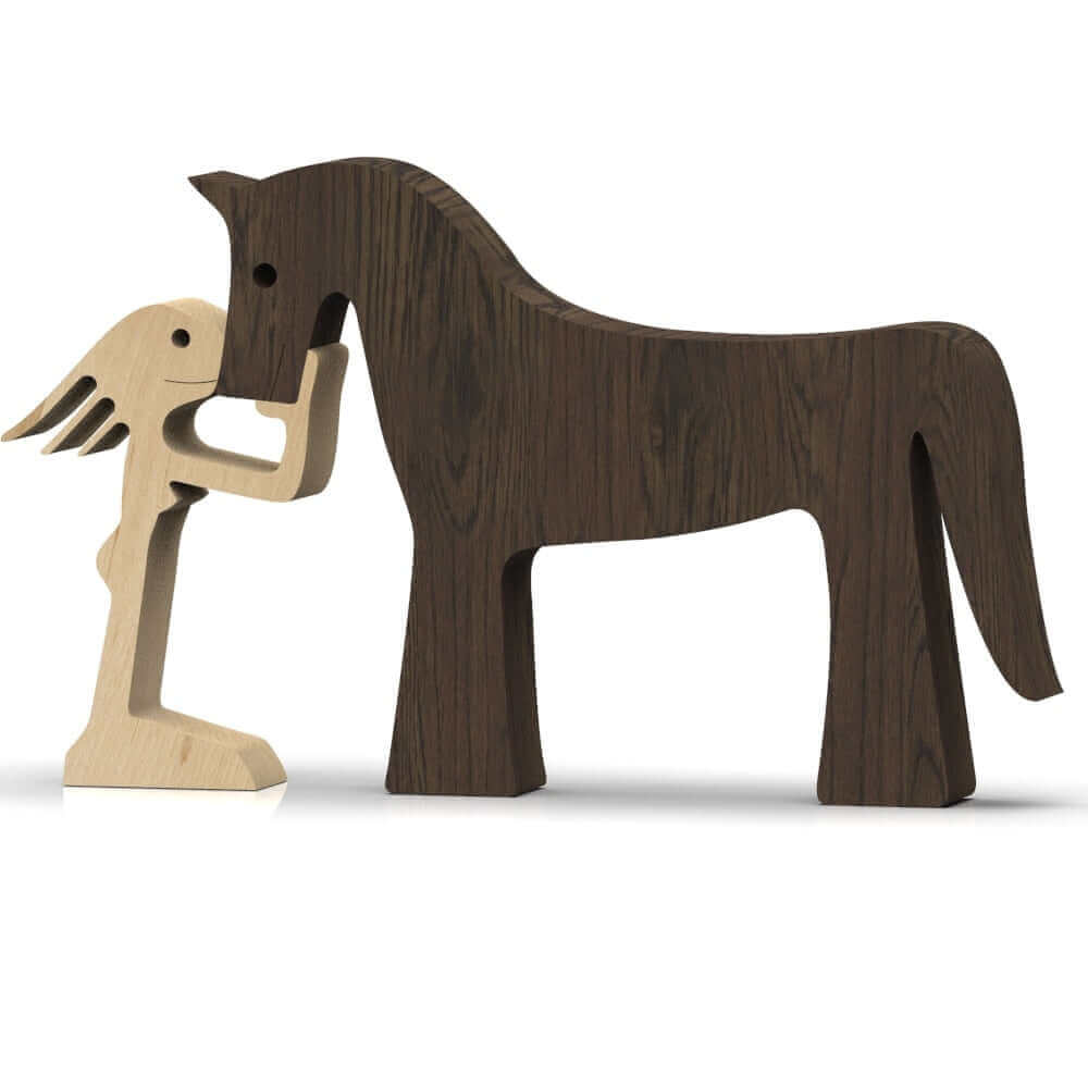 Animaux en bois danois Ornements