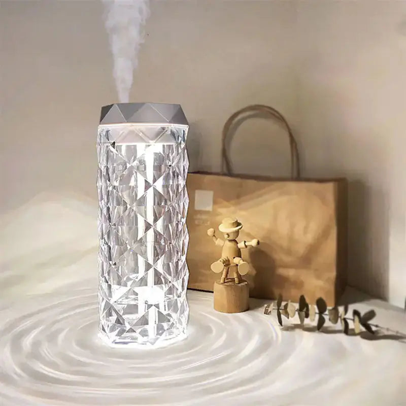 AirLumi - Humidificateur d'Air Élégant & Lampe LED