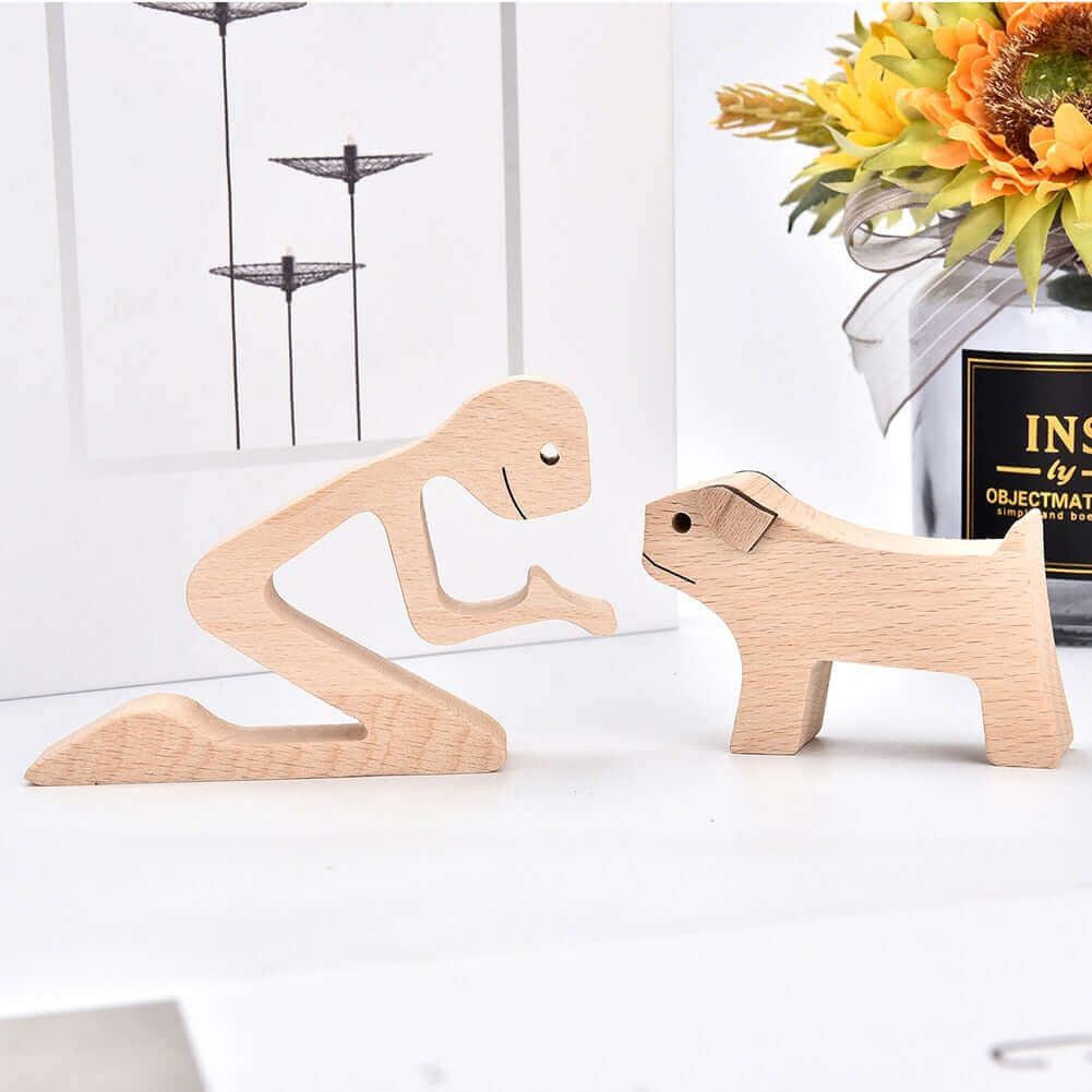 Animaux en bois danois Ornements