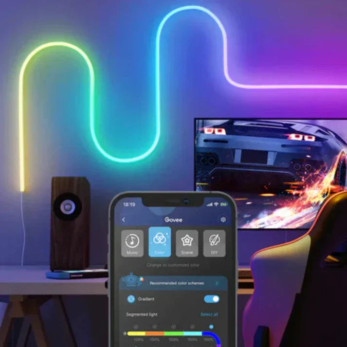 Floroux | Bande LED Néon Intelligent - Éclairage Néon Beau et Lumineux