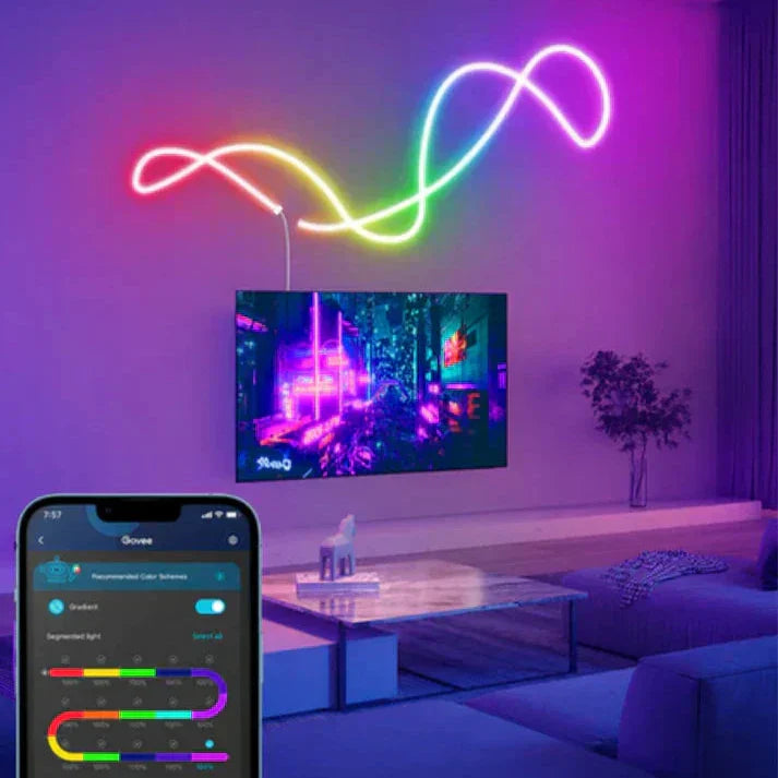 Floroux | Bande LED Néon Intelligent - Éclairage Néon Beau et Lumineux