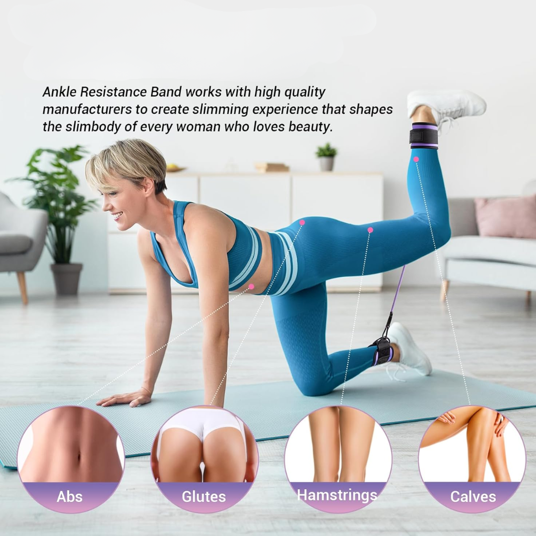 FlexTone - Bandes de résistance pour exercices de hanches et de fessiers