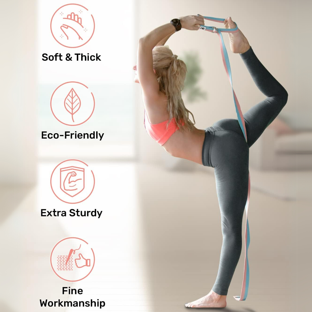 FlexFit – Band de yoga ajustable avec D-Ring